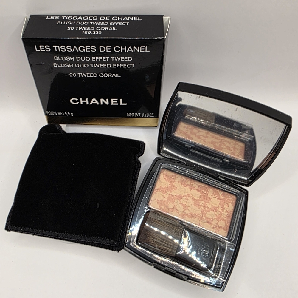 CHANEL Les Tissages de Chanel Blush - Coral Tweed BNIB Ltd Ed Discontinued Rare